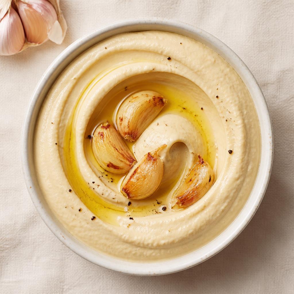 Garlic hummus