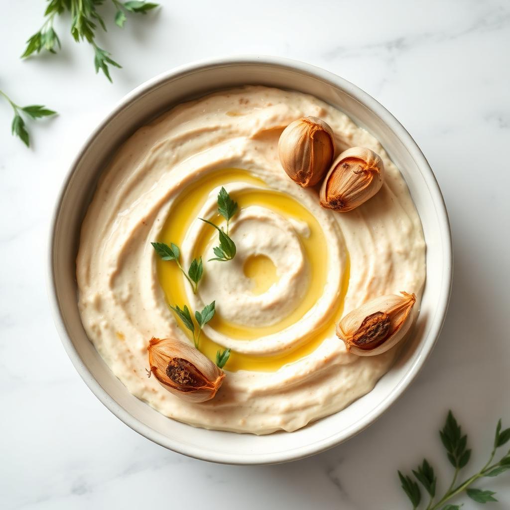 Garlic hummus