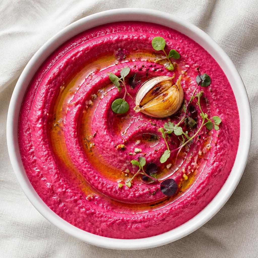Red Beet Garlic hummus